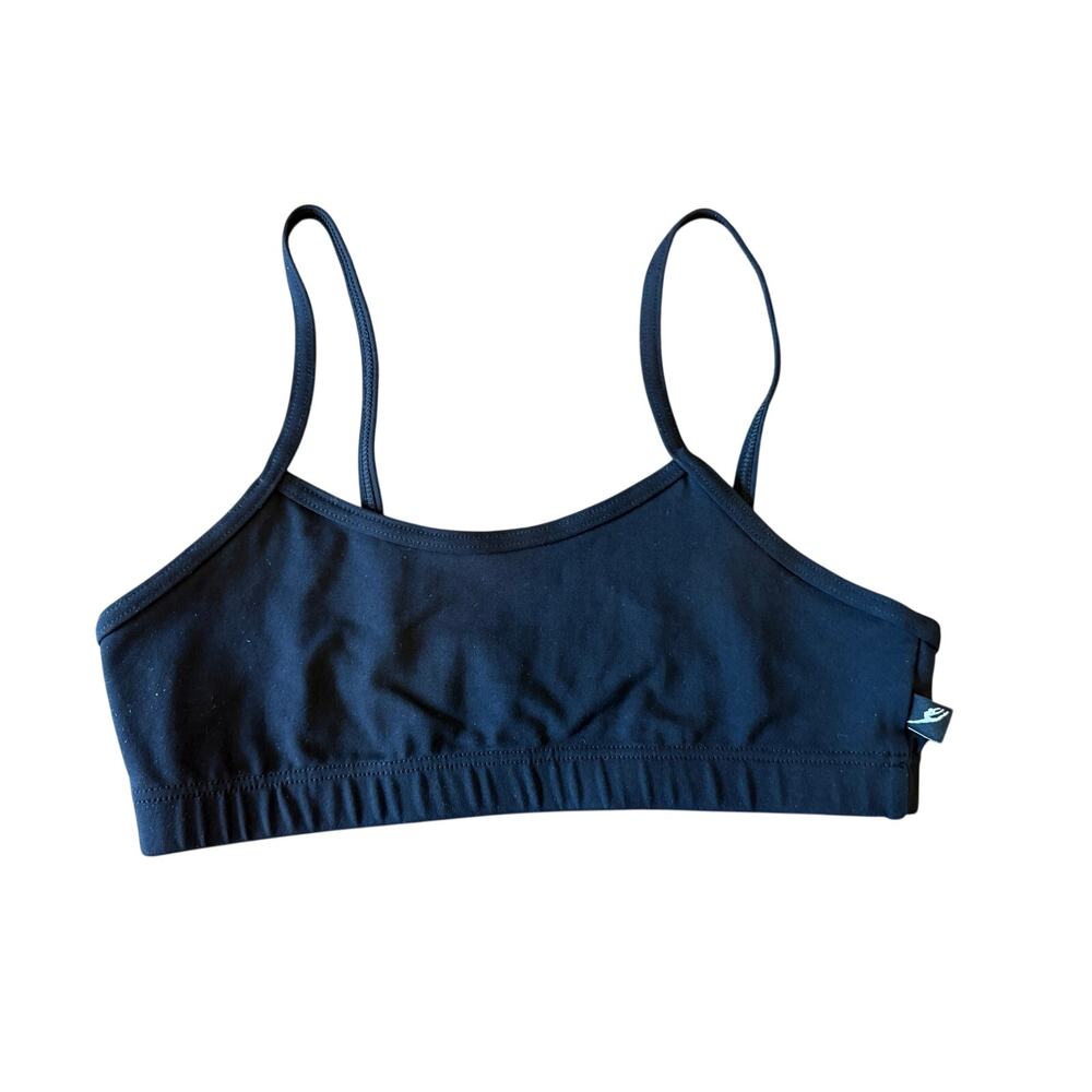 ENERGETIKS Black Dance Workout Sports Bra Women size M 6 / 8